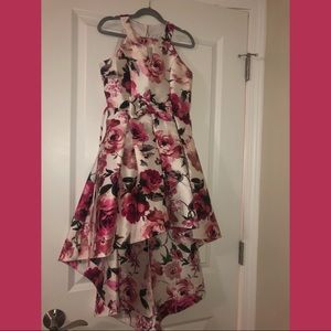 Girls Easter High Low Floral Gown